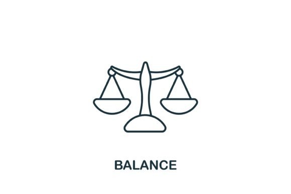 Balance Icon: A Simple Yet Versatile Design