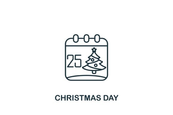 Christmas Day Icon: A Festive Addition to Your Graphics