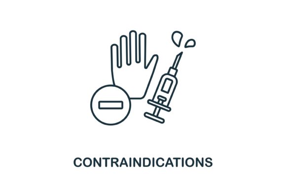 Contraindications Icon: A Versatile Graphics Asset for Design