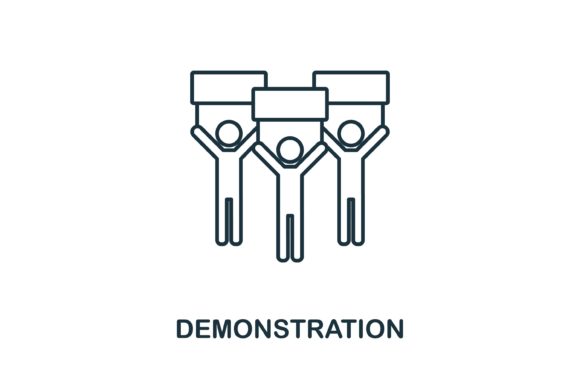 Demonstration Icon: A Versatile Graphic for Handmade Creations