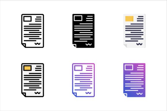 File Document Icon: A Versatile Graphic for Modern Design
