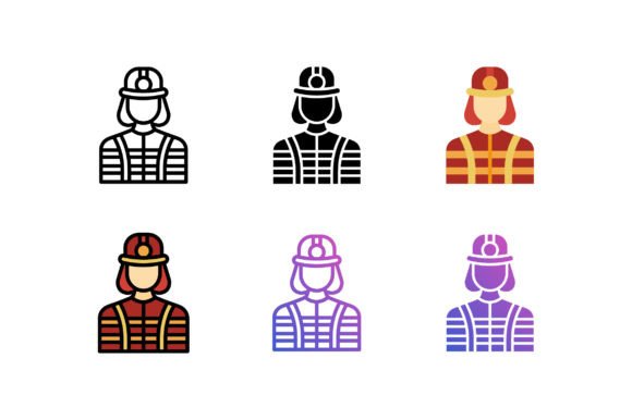 Firefighter Icon Graphics: A Versatile Asset for Sellers