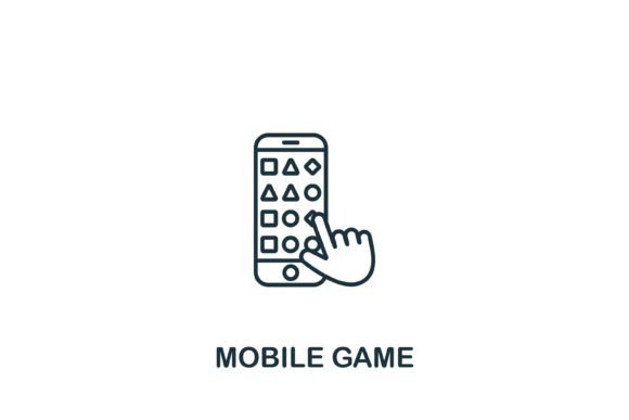 Mobile Game Icon: A Versatile Graphic for Digital Sellers