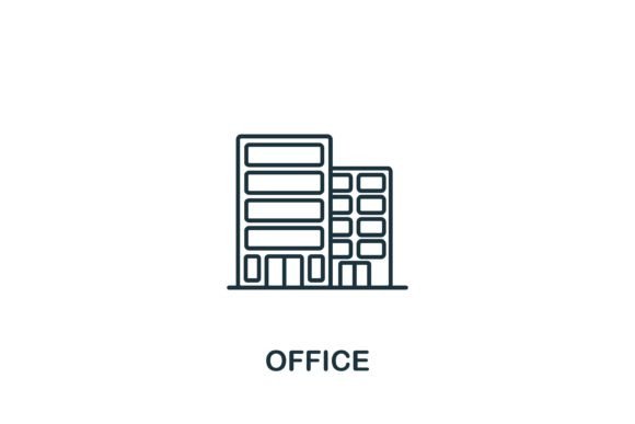 Office Icon: A Versatile Graphic for Modern Branding