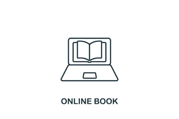 Online Book Icon: A Perfect Graphics Addition for Local Brands