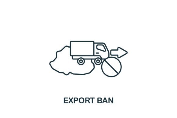 Review: Export Ban Icon for Modern Branding and Graphics