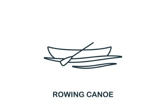Rowing Canor Icon: A Versatile Graphic for Modern Publishers