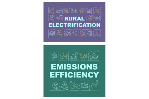 Rural Electrification Word Concepts Set: A Graphic Templates Review