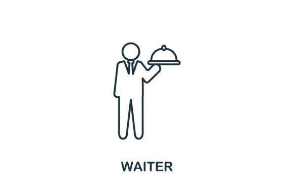 Waiter Icon: A Versatile Graphic for Modern Blog Design