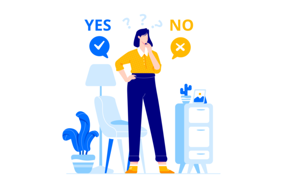 Yes or No Vector Illustration: A Versatile Graphics Tool